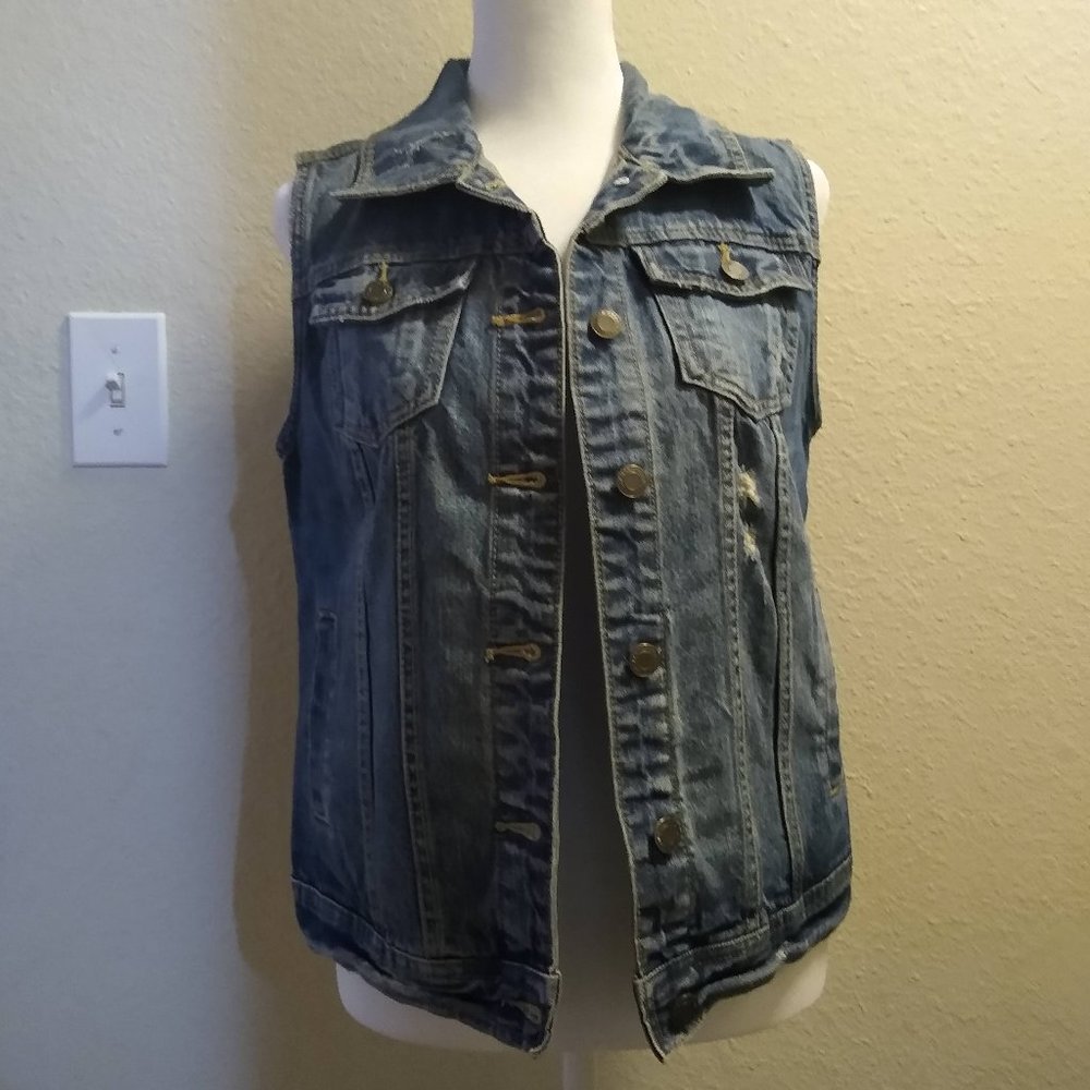 Mossimo Supply Co. Women's Jean Vest